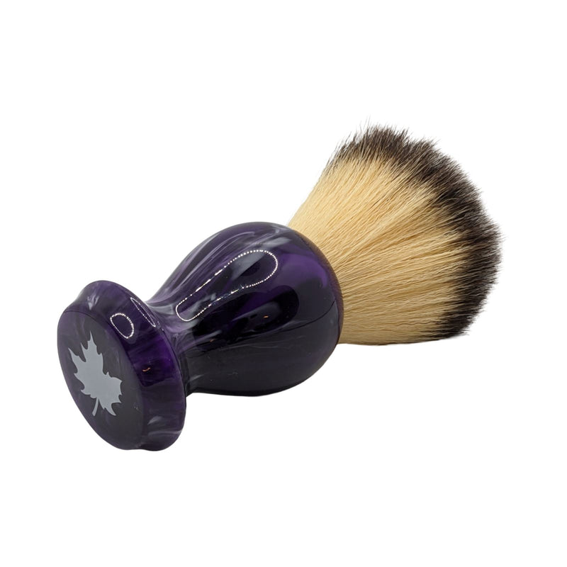 Purple Synthetic Shaving Brush, 24mm - by Maggard Razors (Used) Shaving Brush MM Consigns (SW) 