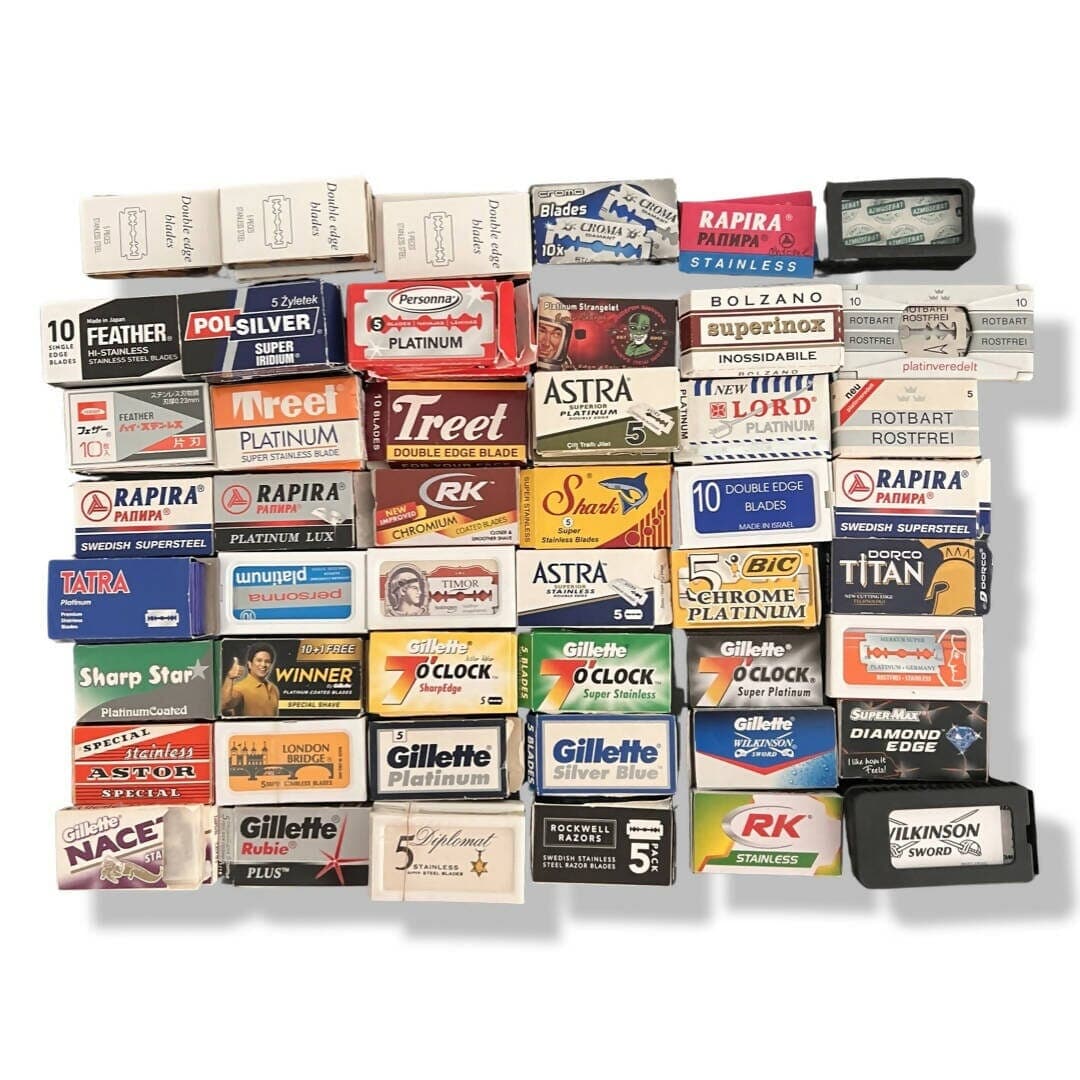 Huge Lot of Double Edge Razor Blades (48+ Tucks) (PreOwned)