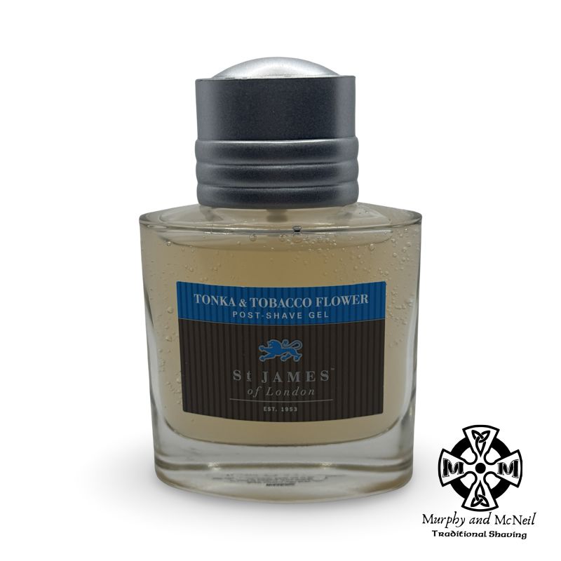 Tonka & Tobacco Flower Post-Shave Gel - by St James of London (Pre-Owned) Aftershave Splash Murphy & McNeil Pre-Owned Shaving 
