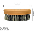 Dural Pear wood beard brush with pure Tampico fiber - Halal compliant & Vegan Grooming Tools Pasteur Pharmacy 