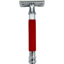 Dural Heavy Stroud Head Double Edge Safety Razor Duty Red/Silver + Pounch 6oz Safety Razor Pasteur Pharmacy 