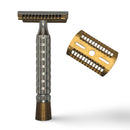 The Quantum Mixed Metal Safety Razor (2 plates) - by Phoenix Artisan Accoutrements (Pre-Owned) Safety Razor Murphy & McNeil Pre-Owned Shaving 