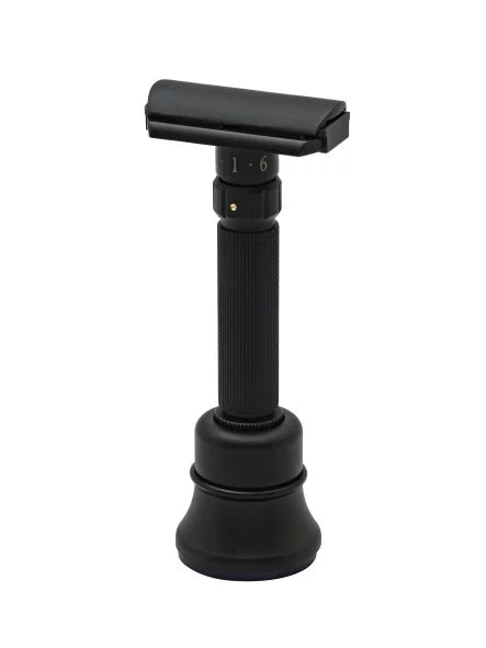 Flexi Adjustable Safety Razor with Stand (Black Edition) - by Pearl Shaving Safety Razor Murphy and McNeil Store 