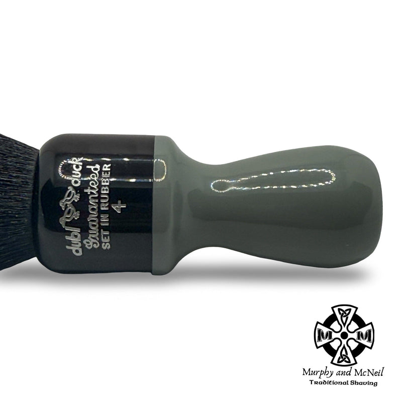 Grey Black Dubl Duck Shaving Brush (26mm Tuxedo Synthetic) - by Heritage Collection (Pre-Owned) Shaving Brush MM Consigns (SW) 