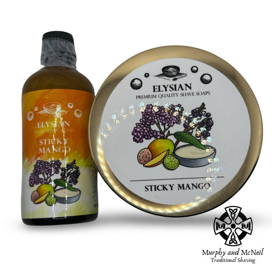 Sticky Mango Shaving Soap and Splash - by Elysian (Pre-Owned) Shaving Soap Murphy & McNeil Pre-Owned Shaving 