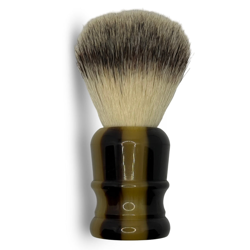 Faux Tortoise Synthetic Synthetic Shaving Brush - Unknown Make (Used) Shaving Brush MM Consigns (EM) 