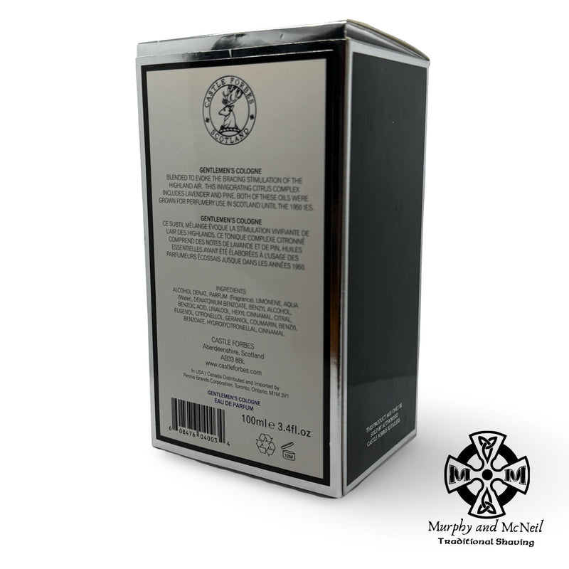 Gentleman's Cologne Eau de Parfum (100ml) - by Castle Forbes (Used) Colognes and Perfume MM Consigns (BMEL) 