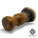 Olive Wood Shaving Brush with 24mm Fan Knot - by TonmiKo (Used) Shaving Brush MM Consigns (SW) 