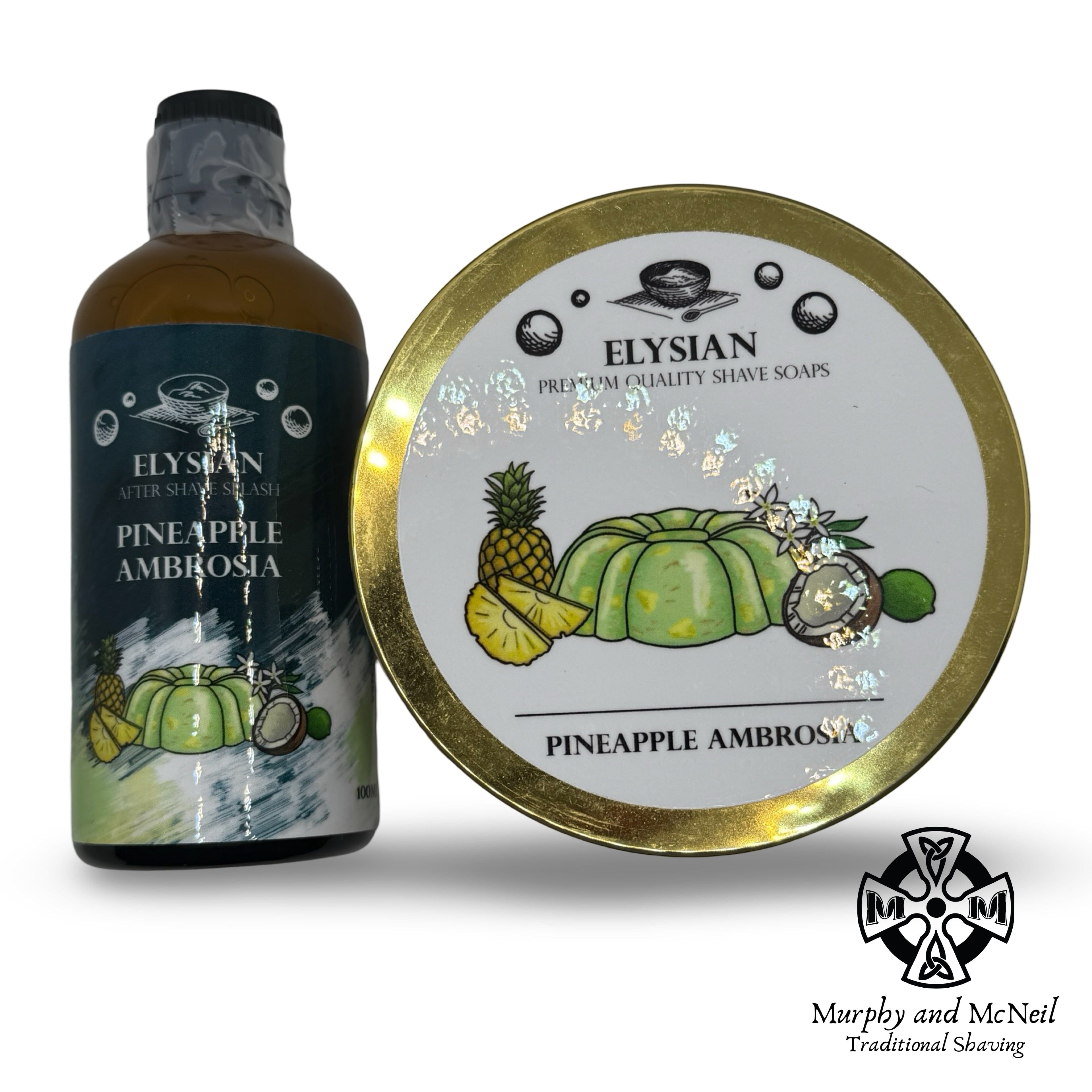 Pineapple Ambrosia Shaving Soap and Splash - by Elysian (Pre-Owned) Shaving Soap Murphy & McNeil Pre-Owned Shaving 