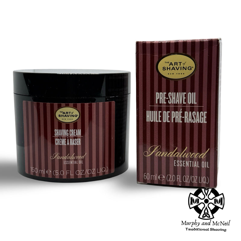 Sandalwood Shaving Cream and Pre-Shave - by Art of Shaving (Pre-Owned) Shaving Cream Murphy & McNeil Pre-Owned Shaving 
