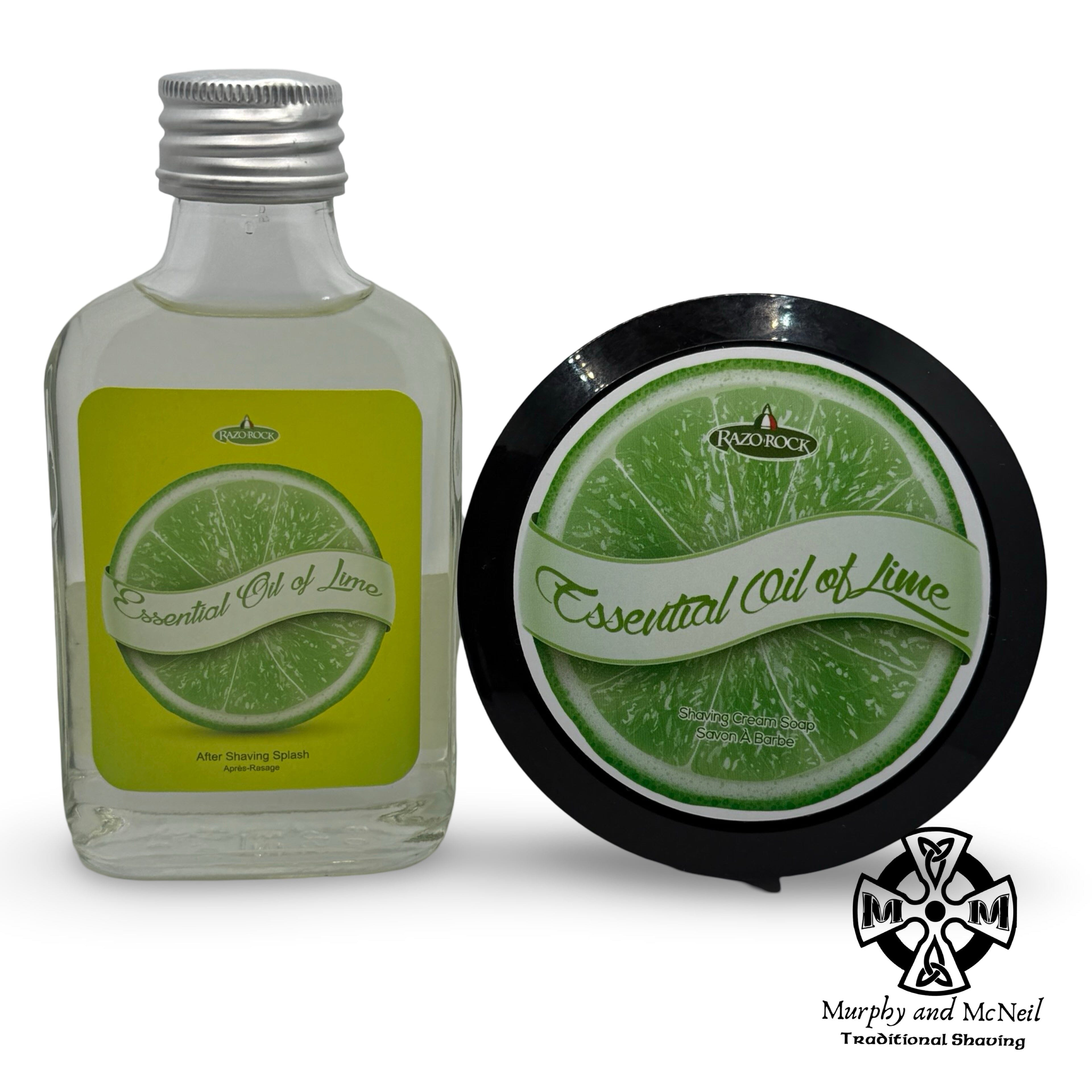 Essential Oil of Lime Shaving Soap and Splash - by Razorock (Used) Shaving Cream MM Consigns (BM) 