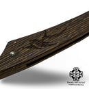 Ralf Aust American Point 6/8” Straight Razor, Wenge Wood Handle (Pre-Owned) Straight Razor MM Consigns (JR2) 