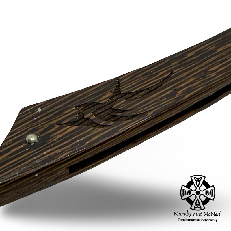 Ralf Aust American Point 6/8” Straight Razor, Wenge Wood Handle (Pre-Owned) Straight Razor MM Consigns (JR2) 