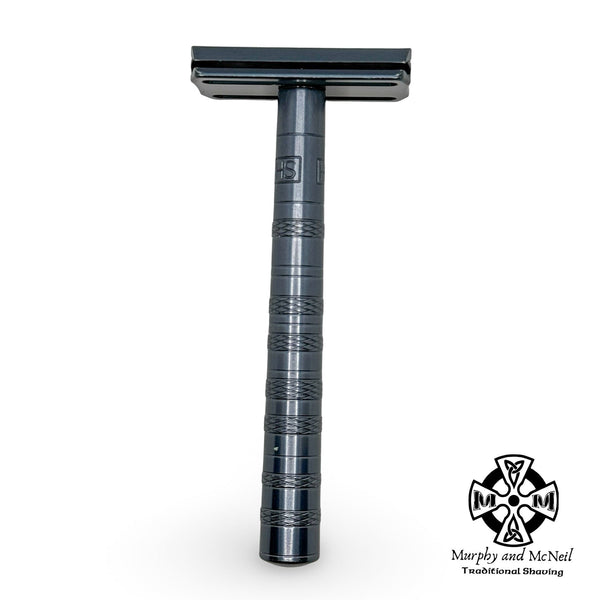AL13 Aggressive Gray Safety Razor (+++) - by Henson Shaving (Pre-Owned) Safety Razor Murphy & McNeil Pre-Owned Shaving 