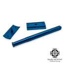 Blue Aluminum Long Handled Safety Razor - by Above the Tie (Pre-Owned) Safety Razor Murphy & McNeil Pre-Owned Shaving 