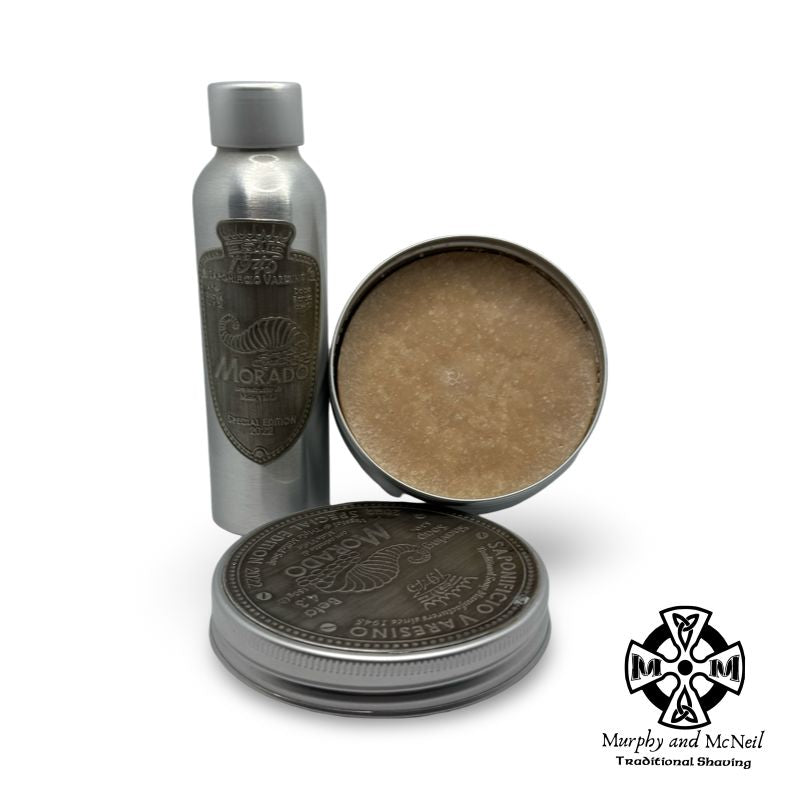 Morado Shaving Soap in Tin (Beta 4.2) and Splash- by Saponificio Varesino (Pre-Owned) Shaving Soap Murphy & McNeil Pre-Owned Shaving 