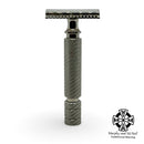 Wolfman WR1 Stainless Steel Safety Razor w/WR2 Handle & Stand - by Wolfman Razors (Pre-Owned) Safety Razor MM Consigns (JR2) 