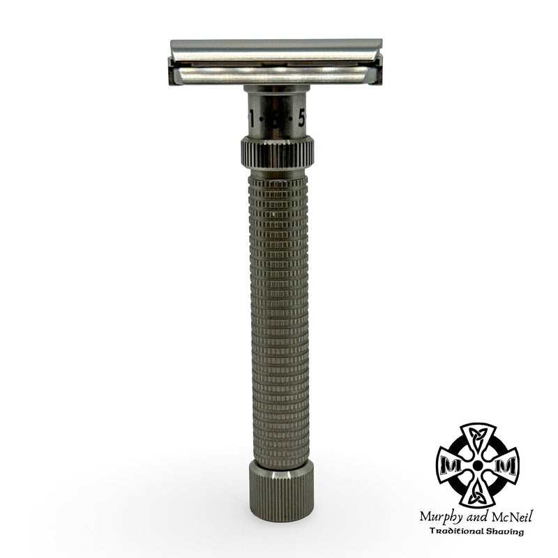 Ambassador XL Adjustable DE Safety Razor (Stainless) - by Rex Supply Co. (Pre-Owned) Safety Razor MM Consigns (SW) 