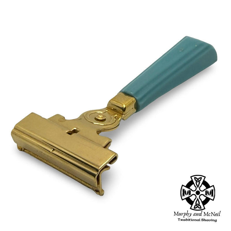 Schick Type G1 (Blue) Injector Razor (1946-1955) - (Pre-Owned Vintage) Safety Razor Murphy & McNeil Pre-Owned Shaving 