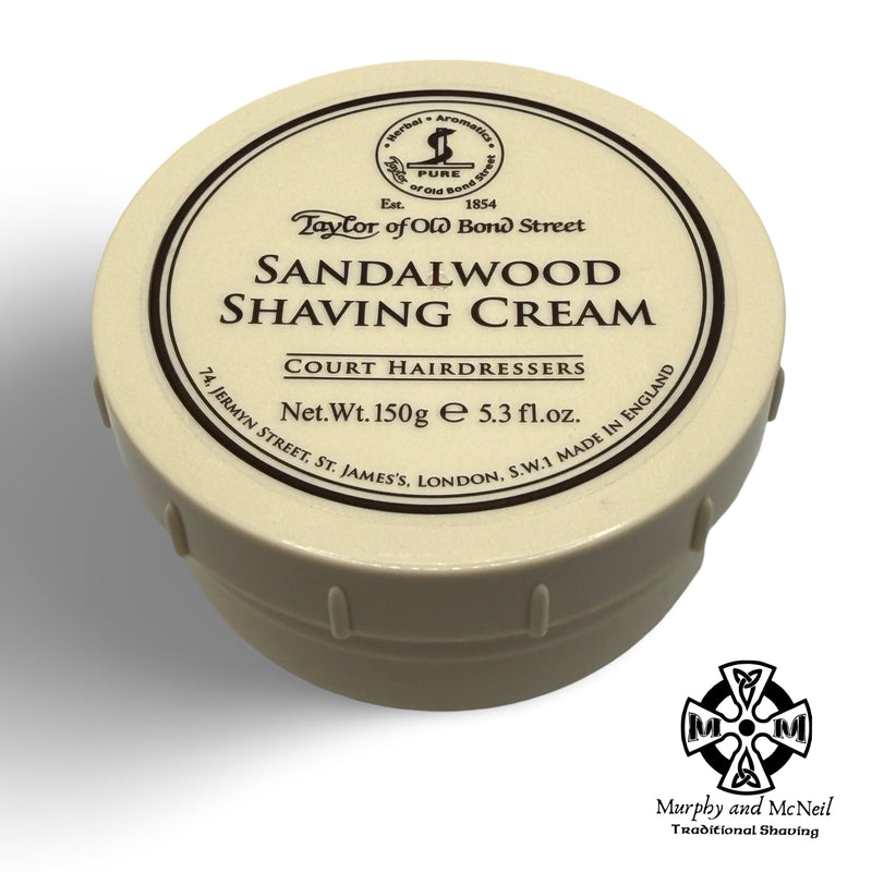 Sandalwood Shaving Cream - by Taylor of Old Bond Street (Pre-Owned) Shaving Cream Murphy & McNeil Pre-Owned Shaving 