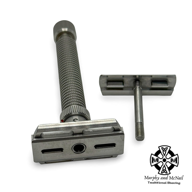 Ambassador XL Adjustable DE Safety Razor (Stainless) - by Rex Supply Co. (Pre-Owned) Safety Razor MM Consigns (SW) 