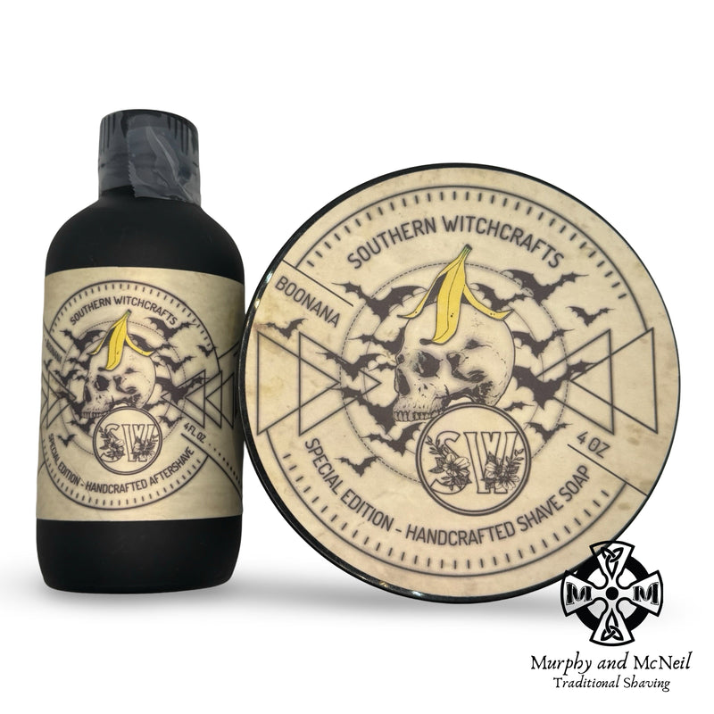 BooNana Shaving Soap (Vegan) and Splash - by Southern Witchcrafts (Pre-Owned) Shaving Soap Murphy & McNeil Pre-Owned Shaving 