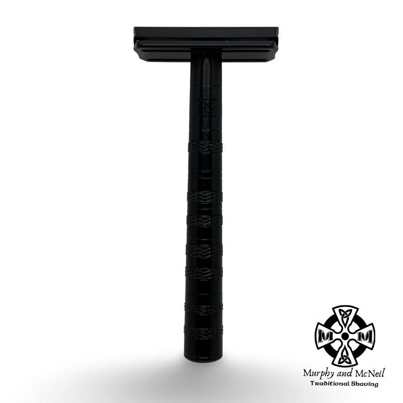 AL13 Jet Black Safety Razor (Mild +) - by Henson Razors (Used) Safety Razor MM Consigns (VE) 