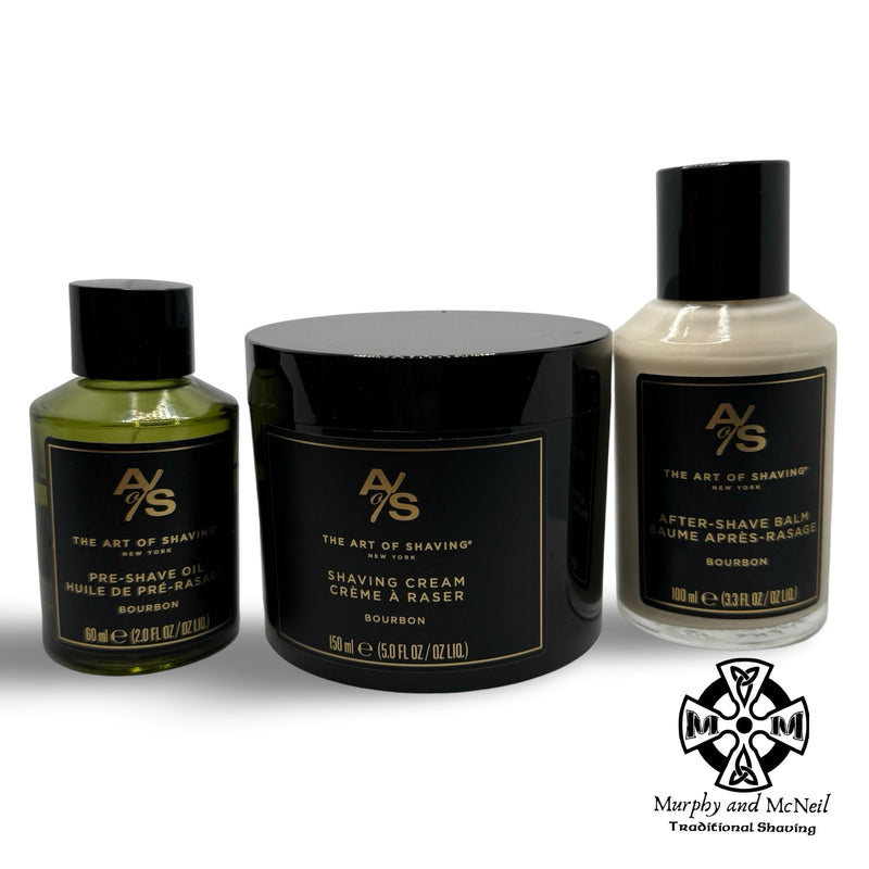 Bourbon Shaving Cream, Pre-Shave, and After-Shave Balm - by Art of Shaving (Pre-Owned) Shaving Cream Murphy & McNeil Pre-Owned Shaving 