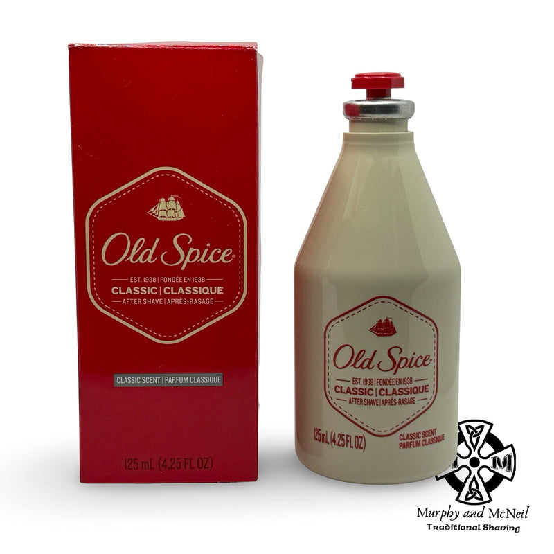 Old Spice Aftershave Classic (125ml - TWO BOTTLES) - Used Aftershave Splash MM Consigns (SW) 