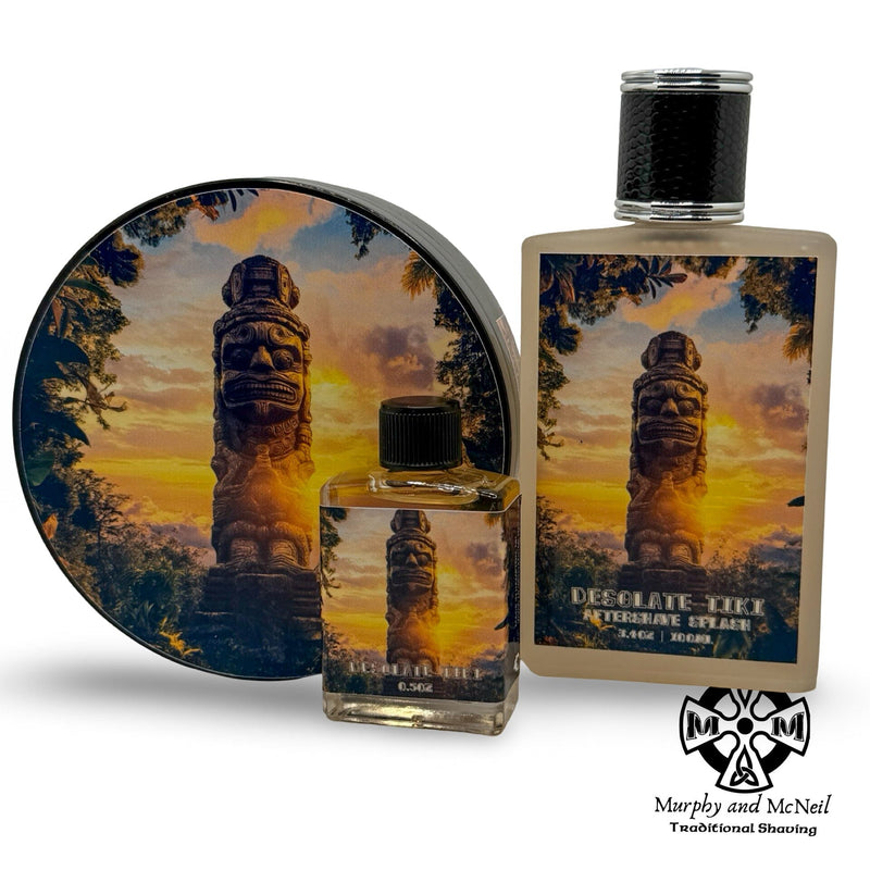 Solitary Series 05 & 06: Desolate Tiki & Emerald Mojito (One of One Limited Edition) - by Murphy and McNeil Shaving Soap Murphy and McNeil Store Desolate Tiki (1 of 1) 
