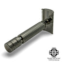 Wolfman WR1 Stainless Steel Safety Razor w/WR2 Handle & Stand - by Wolfman Razors (Pre-Owned) Safety Razor MM Consigns (JR2) 