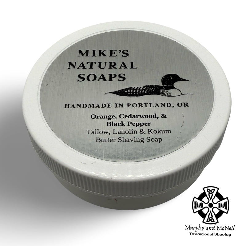 Orange, Cedarwood, & Black Pepper Shaving Soap - Mike's Soaps (Pre-Owned) Shaving Soap Murphy & McNeil Pre-Owned Shaving 
