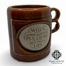 Vintage Aramis Motto Shaving Mug with Double Pistol Grip (Pre-Owned) Shaving Bowls and Mugs Murphy & McNeil Pre-Owned Shaving 