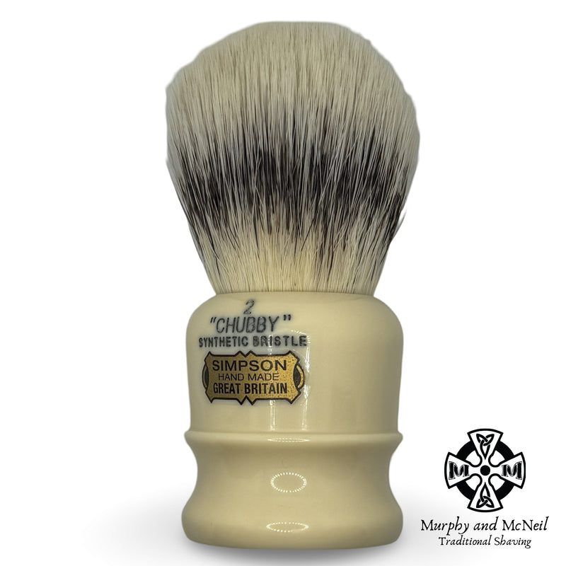 Chubby 2 Best Badger Shaving Brush (26mm) - by Simpsons (Used) Shaving Brush MM Consigns (NAY) 