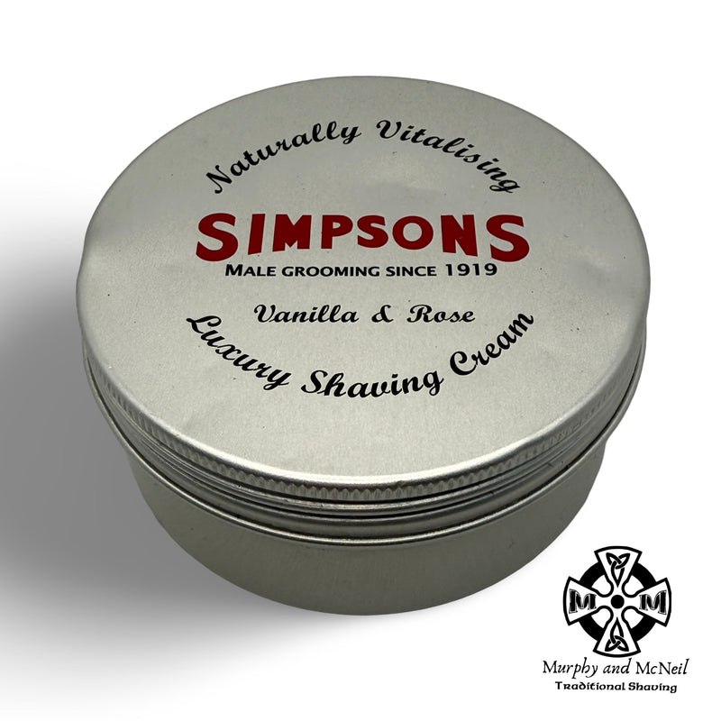 Simpsons Vanilla & Rose Shaving Cream (4.2oz) (Pre-Owned) Shaving Cream Murphy & McNeil Pre-Owned Shaving 