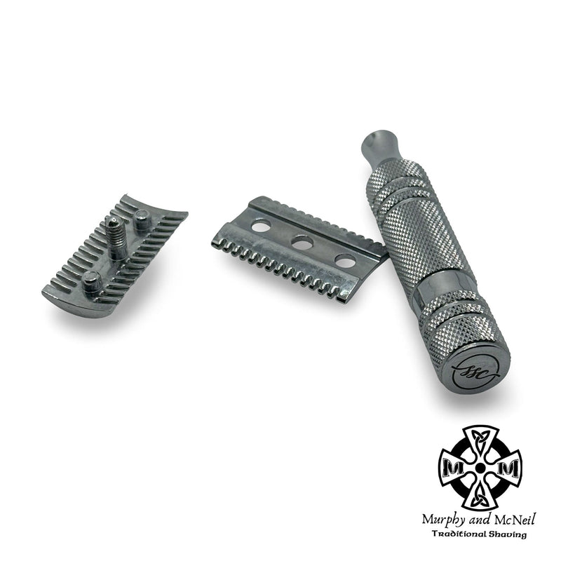 Razorock SLOC Open Comb Safety Razor with SSC81 Guerrilla Handle - by Razorock (Pre-Owned) Safety Razor MM Consigns (JR2) 