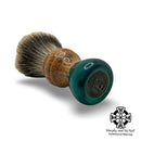 Oak Burl Hybrid Shaving Brush (26mm) - by Sawdust Creations (Pre-Owned) Shaving Brush MM Consigns (JR2) 