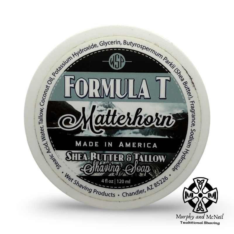Matterhorn Formula T Shaving Soap - by Wet Shaving Products (Pre-Owned) Shaving Soap Murphy & McNeil Pre-Owned Shaving 