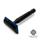 Windsor Style Black/Blue Aluminum Safety Razor (ALMR) - by Above the Tie (Pre-Owned) Safety Razor Murphy & McNeil Pre-Owned Shaving 