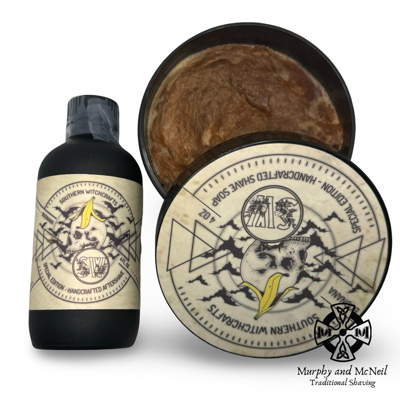 BooNana Shaving Soap (Vegan) and Splash - by Southern Witchcrafts (Pre-Owned) Shaving Soap Murphy & McNeil Pre-Owned Shaving 