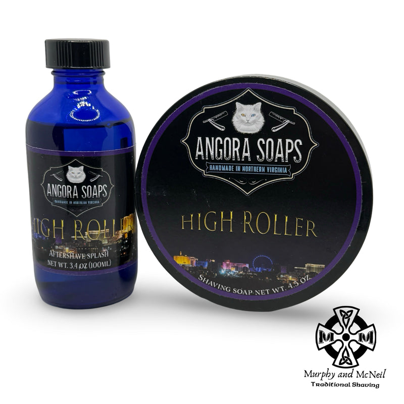 High Roller Shaving Soap and Splash - by Angora Soaps (Used) Shaving Soap MM Consigns (BM) 