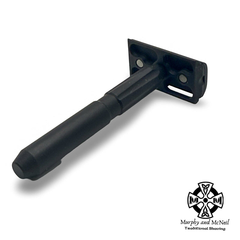 TRC Double Edge Safety Razor (Black Aluminum - Level 1) - by The Razor Company (Pre-Owned) Safety Razor Murphy & McNeil Pre-Owned Shaving 