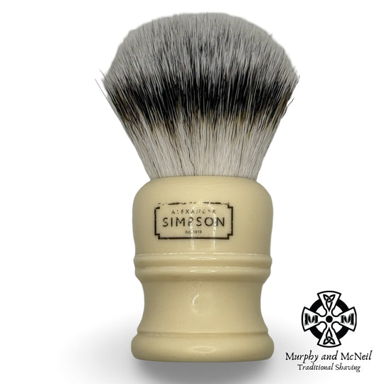 Trafalgar T2 Synthetic Shaving Brush (24mm) - by Simpsons (Pre-Owned) Shaving Brush Murphy & McNeil Pre-Owned Shaving 