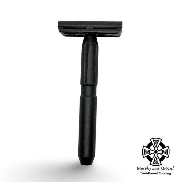 TRC Double Edge Safety Razor (Black Aluminum - Level 1) - by The Razor Company (Pre-Owned) Safety Razor Murphy & McNeil Pre-Owned Shaving 