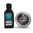 Black Orchid Shaving Soap (Rustic) and Splash (Mentholated) - by Wet Shaving Products (Used) Shaving Cream MM Consigns (EM) 