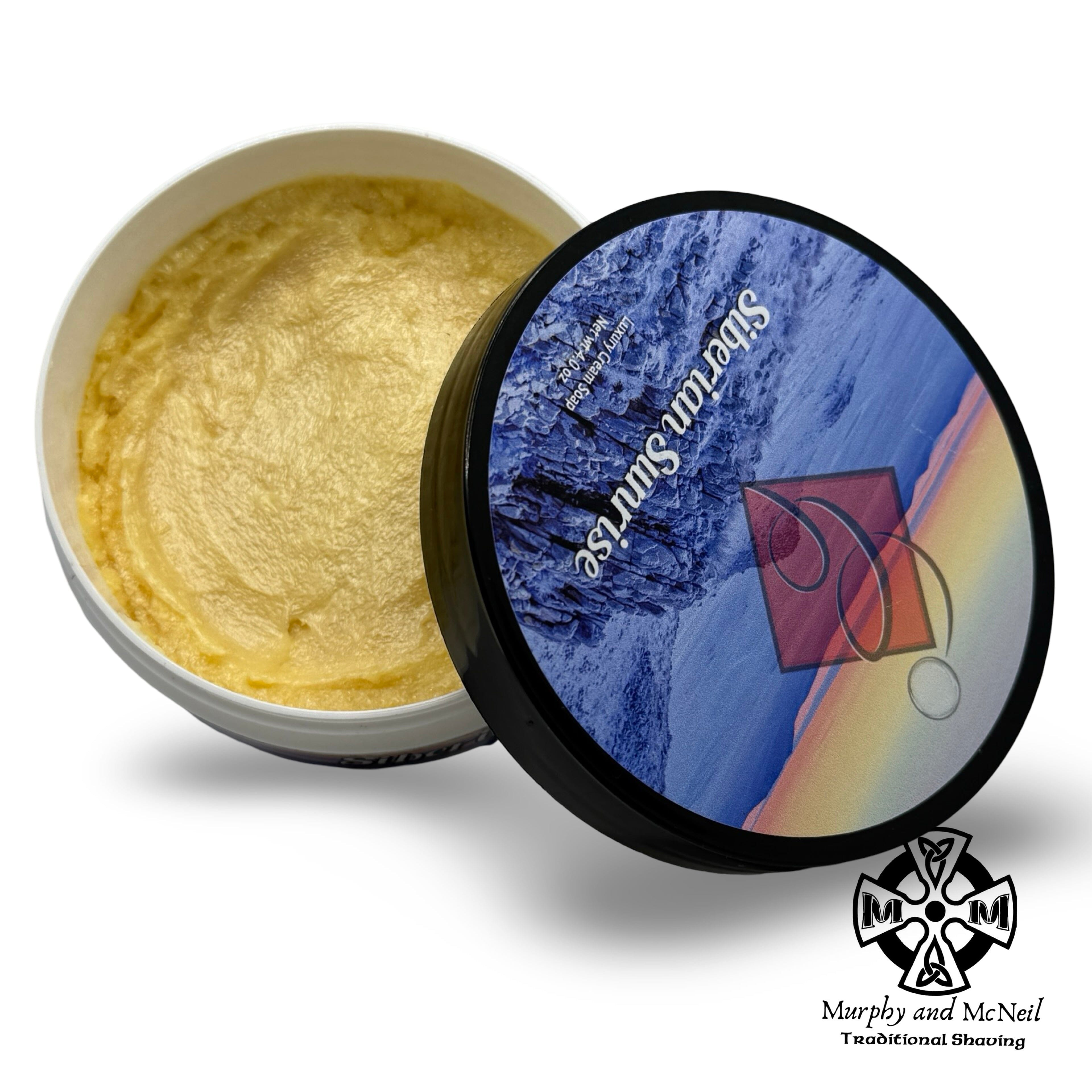 Siberian Sunrise Shaving Soap (Luxury Cream Soap) and Splash - by Catie's Bubbles (Used) Shaving Soap MM Consigns (BM) 
