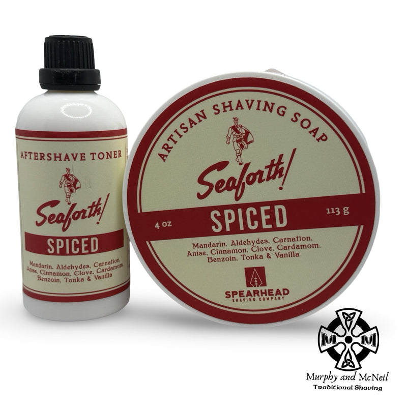 Seaforth! Spiced Shaving Soap and Splash - by Spearhead Shaving (Used) Shaving Soap MM Consigns (BM) 
