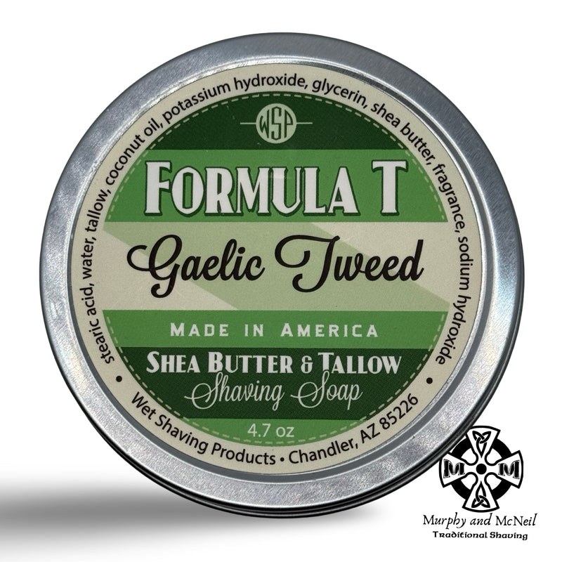 Gaelic Tweed Formula T Shaving Soap - by Wet Shaving Products (Pre-Owned) Shaving Soap Murphy & McNeil Pre-Owned Shaving 