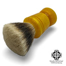 Glitter Gold Shaving Brush (26mm T1 Badger Fan) - by Trotter Handcrafts (Used) Shaving Brush MM Consigns (RMC) 