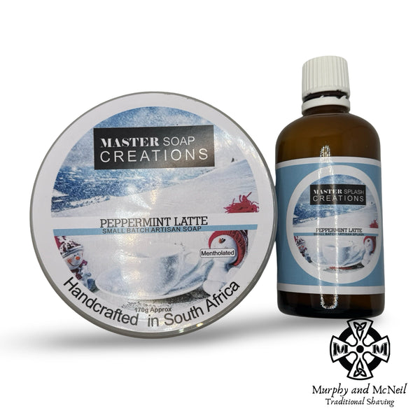 Peppermint Latte Shaving Soap and Splash - by Master Soap Creations (Used) Shaving Soap MM Consigns (PH) 